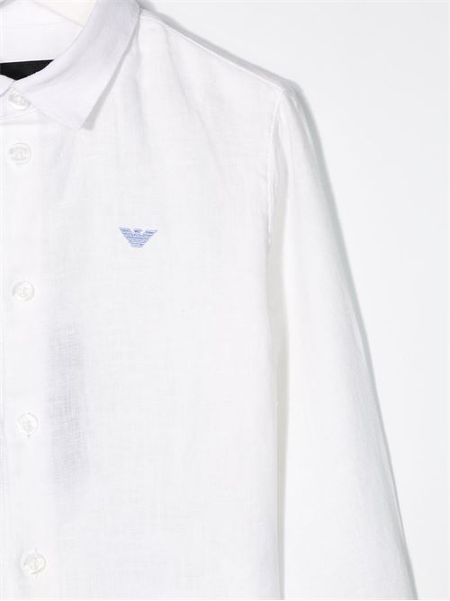 Camicia bambino in lino EMPORIO ARMANI KIDS | 8N4CJ93NEEZ0100